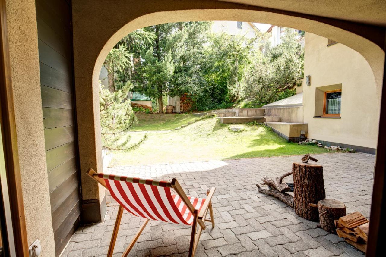 Ferienwohnung Chesa Munteratsch Silvaplana Exterior foto